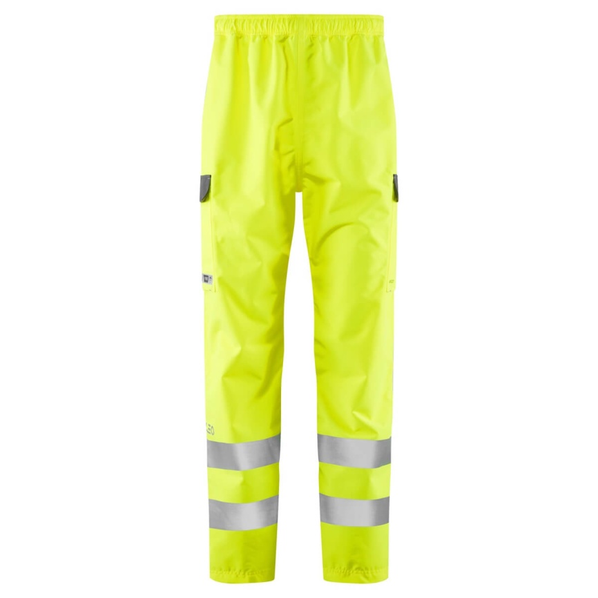 Leo Workwear L07-Y WESTLEIGH Leo EcoViz 10K Performance Breathable Overtrouser Yellow